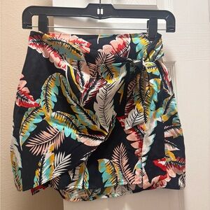 BOG Collective Multicolor Patterned Skirt